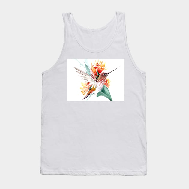 Hummingbird Tank Top by surenart